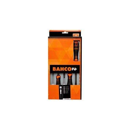 Juego destornilladores  BahcoFit 5Pzs.PL/RECTA/PH B219.005